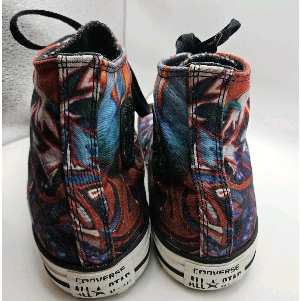 Converse CTAS Unisex Graffiti City Art Urban High Top Sneakers Size M8 W10 READ - Picture 4 of 9